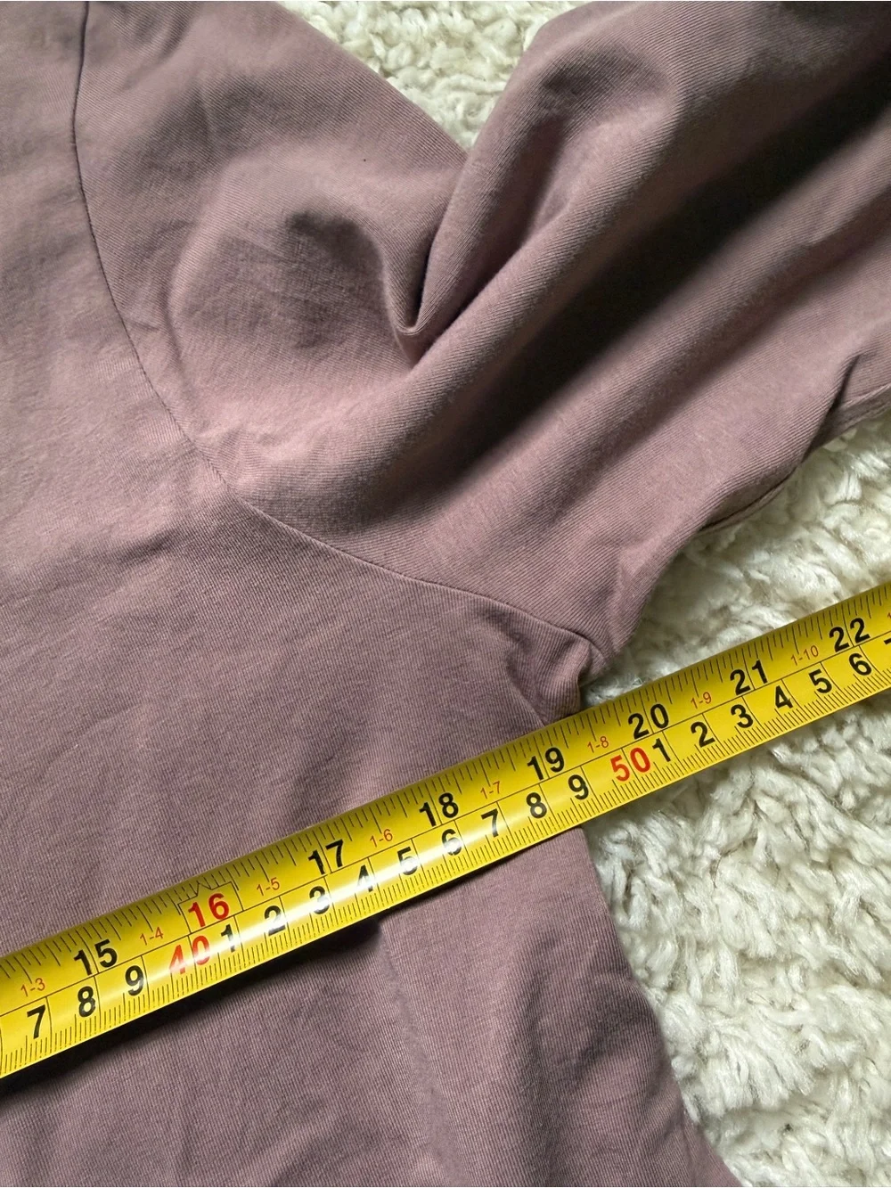lululemon athletica Women’s Love Long Sleeve Tee in dusty dark pink. Sz 10. SOFT - Picture 5 of 6